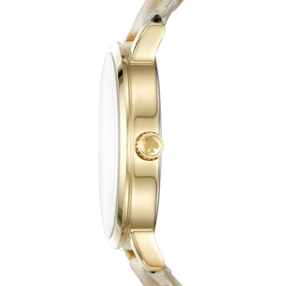 Kate Spade Gold-Tone and Gold Leather Watch - Picture 4 of 4